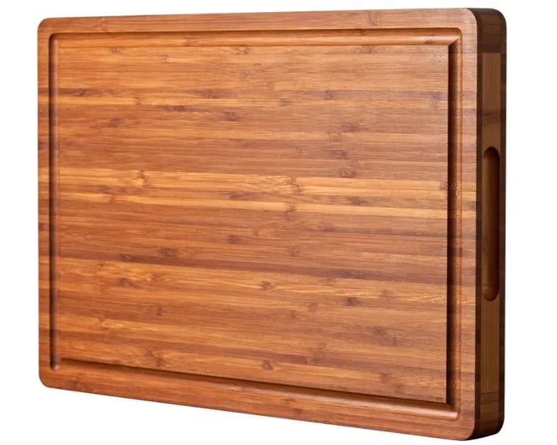 Extra Large Bamboo Cutting Board Wooden Carving Board Thick Bamboo Block Chopping Board With Juice Groove