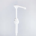 Custom Bottle Pump 28 400 10cc White Plastic Food Pump Coffee Syrup Pump Dispenser for Syrup Bottle