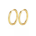 2024 Trend Simple Stainless Steel Gold Small Hoop Earrings for Women Men Cartilage Ear Piercing Jewelry Pendientes Hombre Mujer
