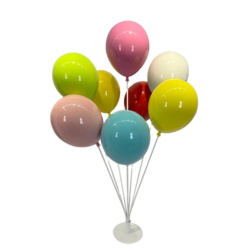 Ornamental Red pink Gold Fiberglass Resin Balloon Set for Home Decor and Valentine Day Decorations