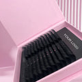 Dark Fluffy Korean Soft Silk Lash Trays Cashmere Eyelash Extensions 0.03 Volume Wholesale Lashes Extensions