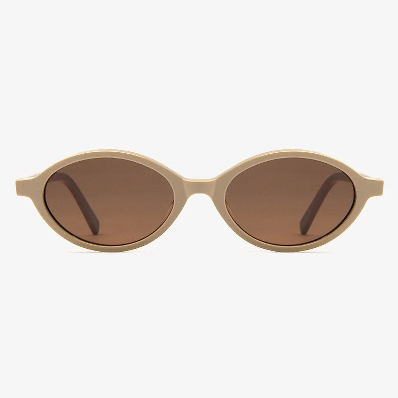 Trending Vintage Oval Polarized Sunglasses 2025 Luxury Italy Design Uv400 Sunglasses Women Acetate Sunglasses Men