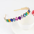 Women Fashion Baroque Jewelled Headband Rhinestone Hairband Tiara Prom Crown Hair Accessories
