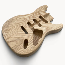 Yasen DIY Electric Guitar Body Blank Ash Guitar Barrel Unfinished SSS ST Guitar Body for Sale