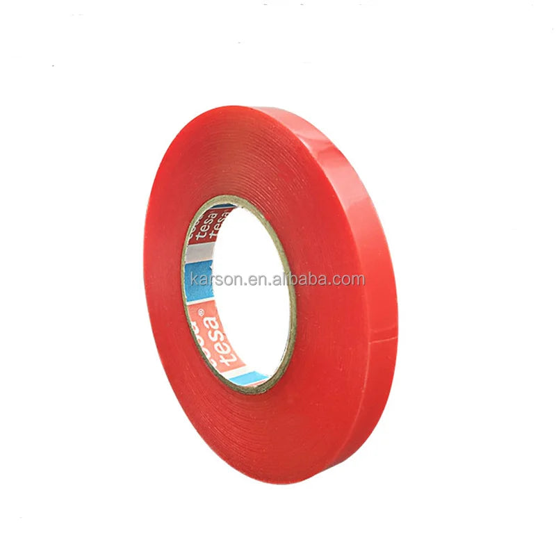 For Tesa 4965 Heat-Resistant PET Film Tape 1/2\" X 54.7yds High Cut High/Low Temperature Resistance Pressure Sensitive Adhesive