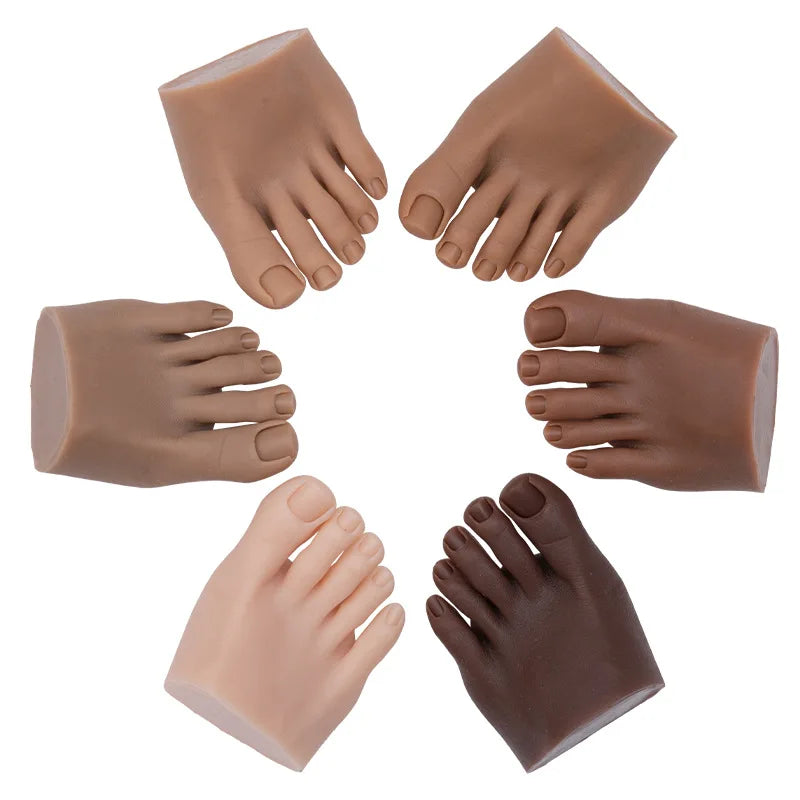New Arrival Foot Mannequin Display Soft Training Display Model Silicone Practice Foot