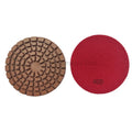 High Efficiency 200# 4 Inch Terrazzo Concrete Backing Flexible Wax Diamond Polishing Pads