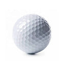 White Surlyn Custom Logo Golf Balls for Men and Women 3-Layer Construction Accessory