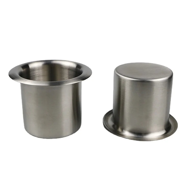 2.76 Inches Rustproof Stainless Steel 304 Cup Holder for Cinema Theater Boat Car Bus & Sofa Fabrication Services Product