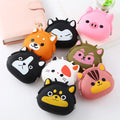 Student Storage Zipper Bag Custom Waterproof Silicone Cartoon Coin Purse for Kids OEM/ODM Available