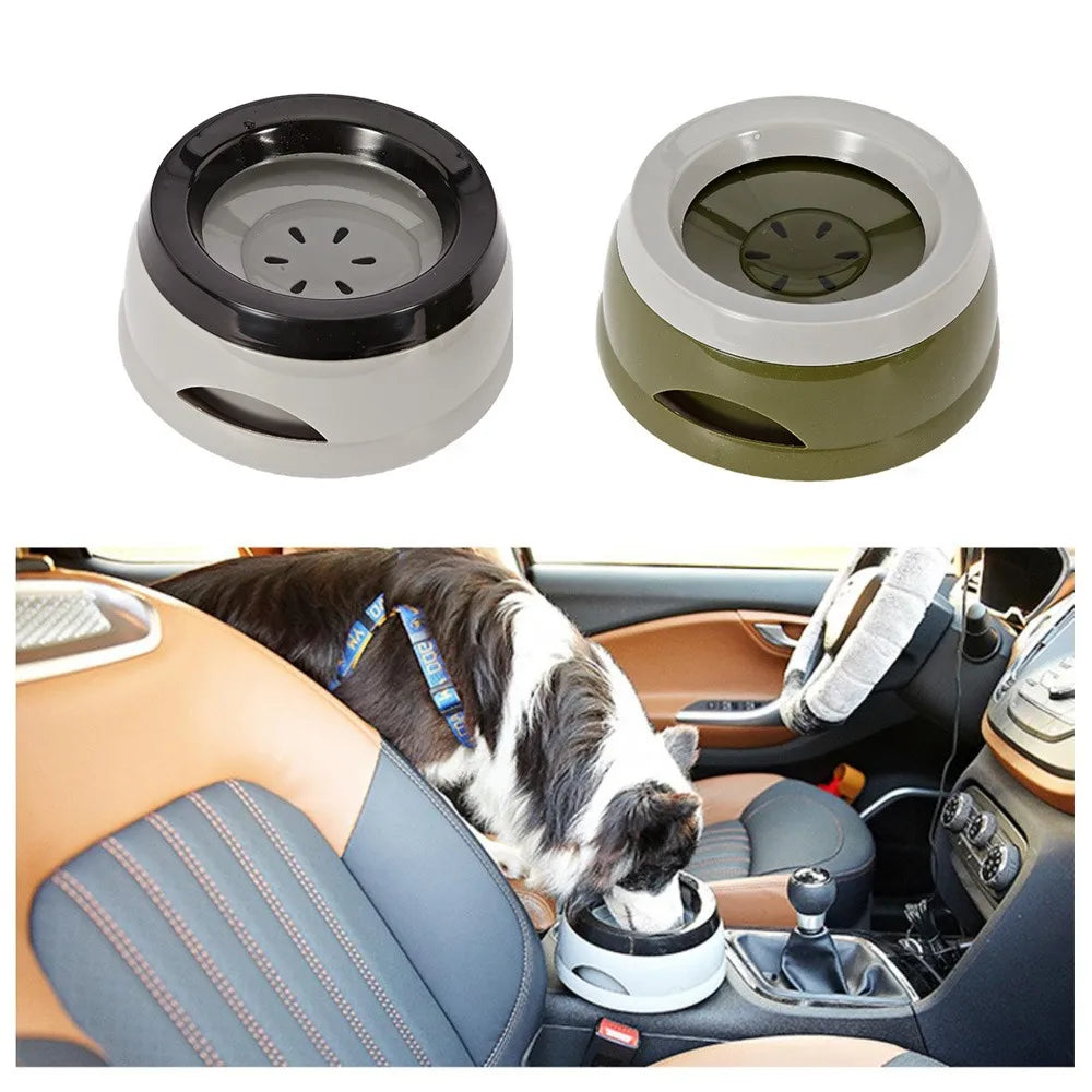 Manufacturer Wholesale  Creative Buoyancy No Spill Dog Water Bowl Vehicle Pet Water Bowl