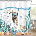 Wholesale Cute Cat Cartoon Shower Curtain Bath Sets Wholesale Cute Cartoon Cat Shower Curtain Bath Sets for Children Girls