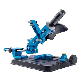 Smoked Pull Cast Iron Base Universal Slide Cut Bracket Angle Grinder Stand Holder for 100-125mm Grinder