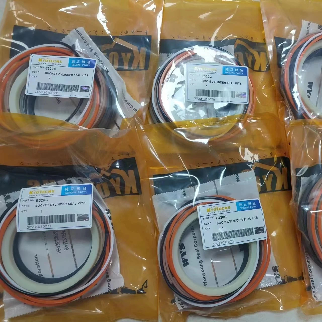 320C 191-5619 1915919 BUCKET CYLINDER SEAL KIT for EXCAVATOR PARTS E320C