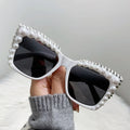 New Pearl Style Sunglasses Women Diamond Sunglasses Brand Designer Eyeglasses Square Sun Glasses for Ladies
