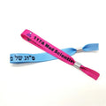 Customized Eco-Friendly Handmade Fashionable Woven Festival Wristbands-Promotional Gifts