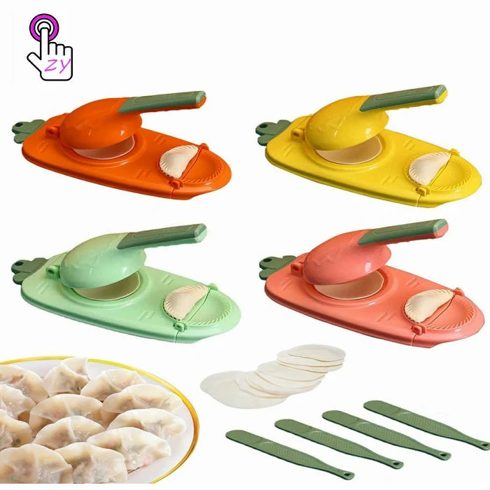 Dumpling Maker Machine 2 in 1 Dumpling Maker Dumpling Skin Maker Moulds Press Pressing Dough Press