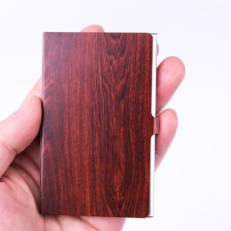 2021 Hot Selling Wooden Business Card Holder Mens Wallets Made in China and GUA