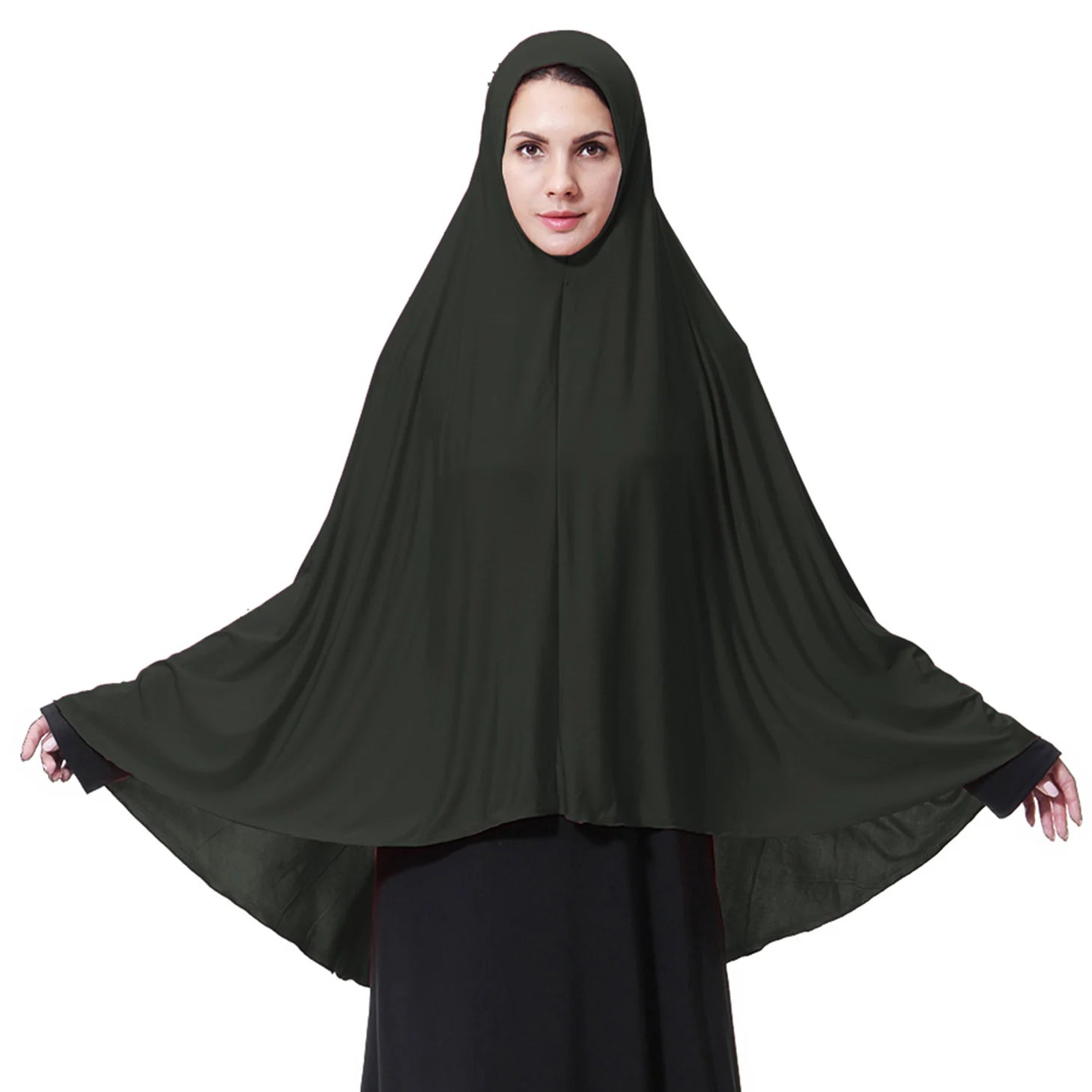 Cover Khimaar Hijab Under Cap Scarf Milk Fiber Large Size for Women Muslim Polyester Wholesale