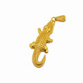 2023 New Jewelry 18K Gold Stainless Steel Alligator Pendant DIY for Necklaces Animal Hiphop INS Style