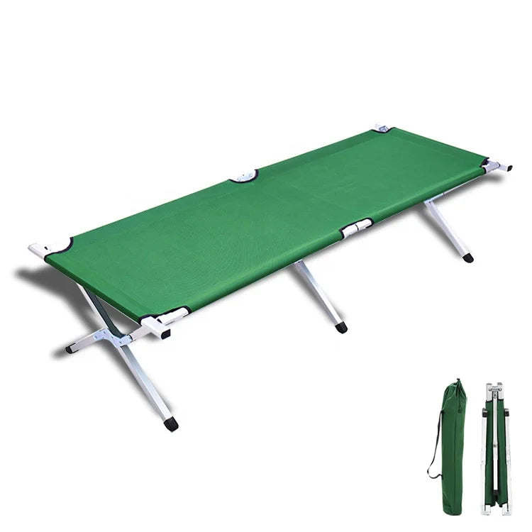 Folding Outdoor Hospital Escort Bed Field Portable Single Camp Bed