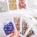 Hisenle Mixed Size Flat Base SS4-SS30 Nail Art Rhinestone Crystal Glass Strass Decorations 1000Pcs/Bag for Women