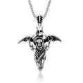 Personalized Fashion Skull Pendant Necklace Stainless Steel Death Skull Theme Fine Pendants & Charms Jewelry