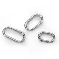 Luxurious & Classic Metal Carabiner Spring Snap Hook Strong Oval Ring Buckle for Bags & Purses