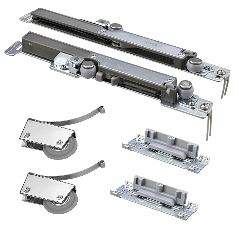 Modern Bedroom Adjustable Sliding Door Roller for Wardrobe/Closet-Metal & Plastic Quiet & Smooth