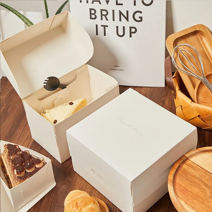 Custom Logo Luxury Unique Hard Cardboard Boxes White Paper Packaging for Food with Matt Lamination and Embossing Printing