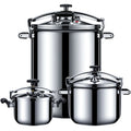 Extra Large 4L/5L/7L Commercial Pressure Cooker Thickened Steel Pot for Household Use on Universal Gas Stove Induction Cooker