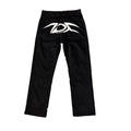 DENIMGUYS Custom Streetwear Men Denim Baggy Pants Logo Printing Loose Straight Vintage High Street Men's Jeans