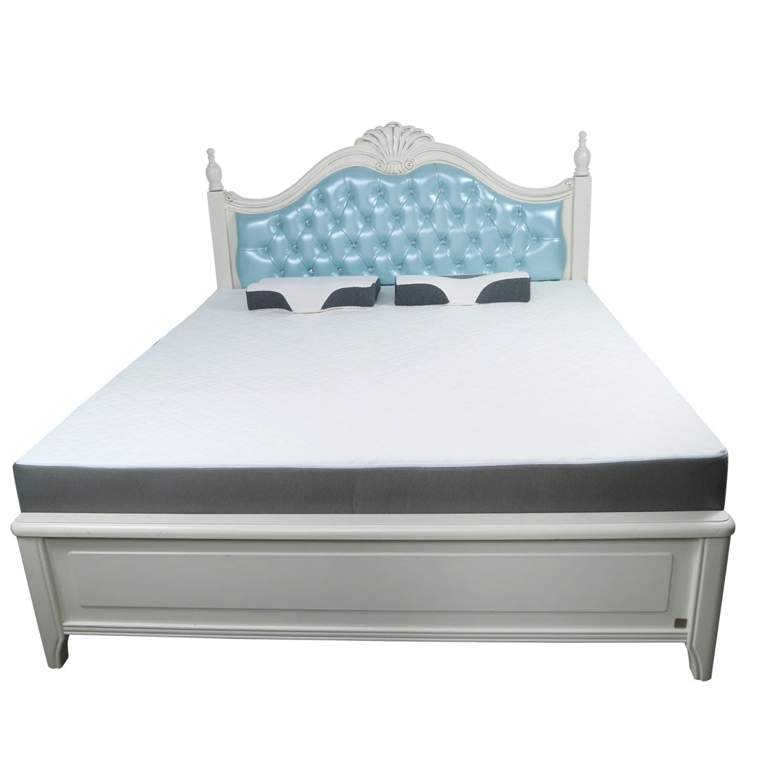 Custom 7 Inch Gel-Infused Cooling Mattress Pressure Relieving CertiPUR-US Certified Bed-in-a-Box Memory Foam Mattress
