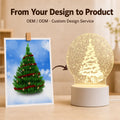 2026 Modern Design 3D LED Lamp Stockings Baubles Toy Sets Christmas Decoration DC Stocking Trees Lights Ornaments Presents MegaBDM