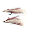 Professional Handmade Fly Fishing Wet Flies Red White Deceiver #08 Hook Commercial Tier for River Saltwater Fish Materials