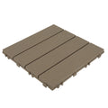 12" Interlocking Decking Tiles for Indoor/outdoor Outdoor WPC HDPE PP DIy Tiles XF-P001 300*300*22 mm