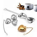 Wholesale Stainless Steel Tea Strainer Heart Shape Tea Infuser Reusable Mesh Ball Filter