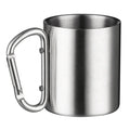 Stainless Steel Coffee Mug Cup with Handle Metal Double Walled Mug Dishwasher Safe Tea Cups for Camping Travel Keep Drinks Hot