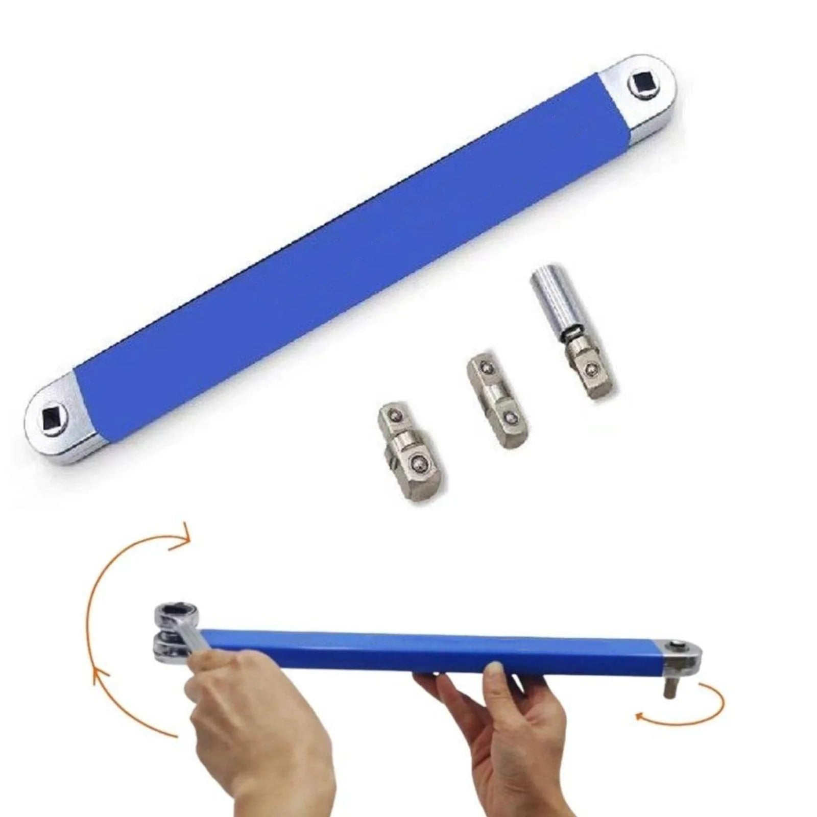 OEM Customizable Multi-Function Adjustable Opening Strong Jaw Extension Wrench DIY Grade Carbon Steel Metric Double End 2000