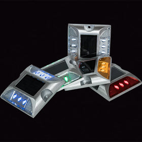 IP68 NI-MH Double Stable Flashing Aluminum Cat Eyes Pavement Marker Autonomous Solar LED Road Stud
