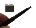 Wholesale Black Brown Waterproof Eyebrow Pencil Private Label Custom Double Head Eyebrow Pencil