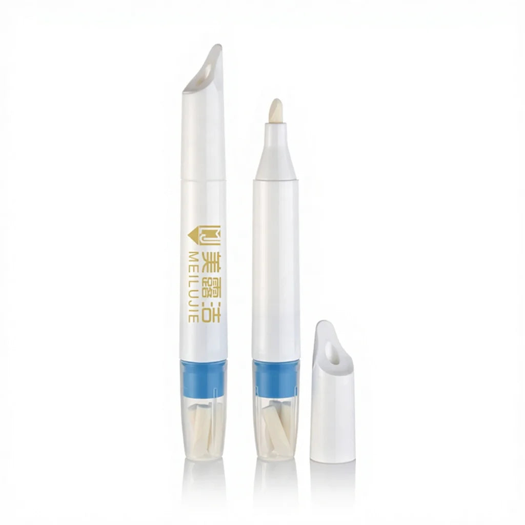 Customized Color PP Plastic 4ML Air-Tight Refilling Cuticle Oil Nail Polish Corrector Remover Pen with Replaceable Tips Labeling