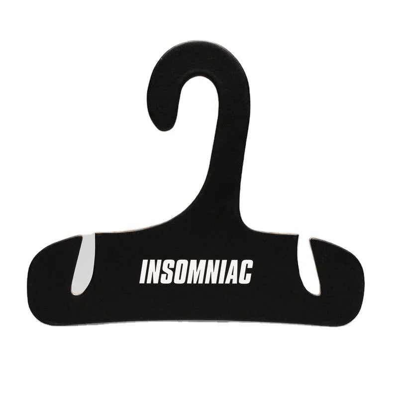 100% Recycled Cheap Logo Printed Die Cut Socks Paper Hanger Hook Biodegradable Paper Cardboard Hooks
