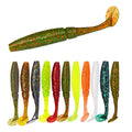 Afishlure Wobblers Shad Fishing Lures 75mm 3.2g Silicone Artificial Soft Bait Swimbait Isca Pesca Tackle