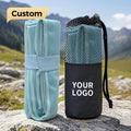 Towel Customized Printed Eco Quick Dry Custom Logo Outdoor Travel Sweat Microfibre Suede Sports Gym Towels Microfiber Towel