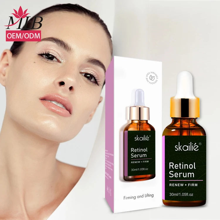 Ready to Ship Private Label Natural Skin Face Care Organic Whitening Lifting and Firming Retinol Face Serum