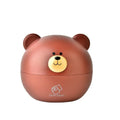 New Arrival 2021 Custom Plastic Cute Bear Cartoon Square Paper Tissue Cover Roll Paper Facial Paper Tissue Holder Box