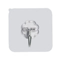 Strong Adhesive Transparent Punch-free ABS Punch-free Hook Wall-mounted Bathroom Kitchen Seamless Adhesive Hook