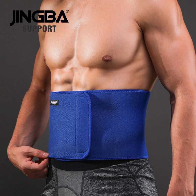 JINGBA Factory Wholesale Waist Support Waist Trainer Shaper Wear Belt for Sports Safety Yoga Fitness Outdoor Running