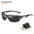 Sunway Eyewear Customization Sun Glasses Custom Design TR90 Sports Polarized Sunglass Driving Men Night Vision Mens Sunglasses